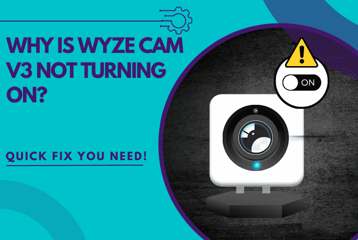 wyze cam v3 not turning on