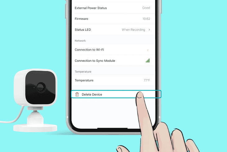 Worried with Blink Mini Clicking Noise? (Simple Fixes!) 7 remove the blink mini profile