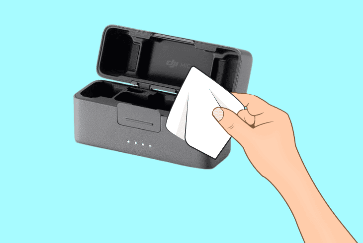 DJI Mic 2 Not Charging And Frustrated? (Quick Solutions!) 6 clean the case charging contacts