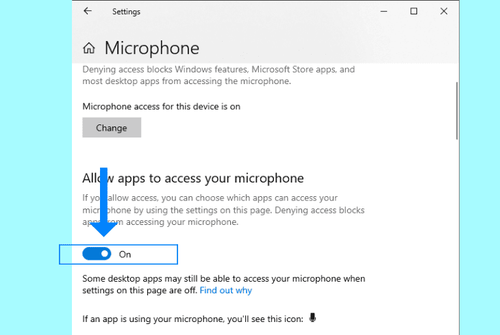 Blue Yeti USB Device Not Recognized? (Do This Now to Solve It!) 11 adjust the microphone privacy settings