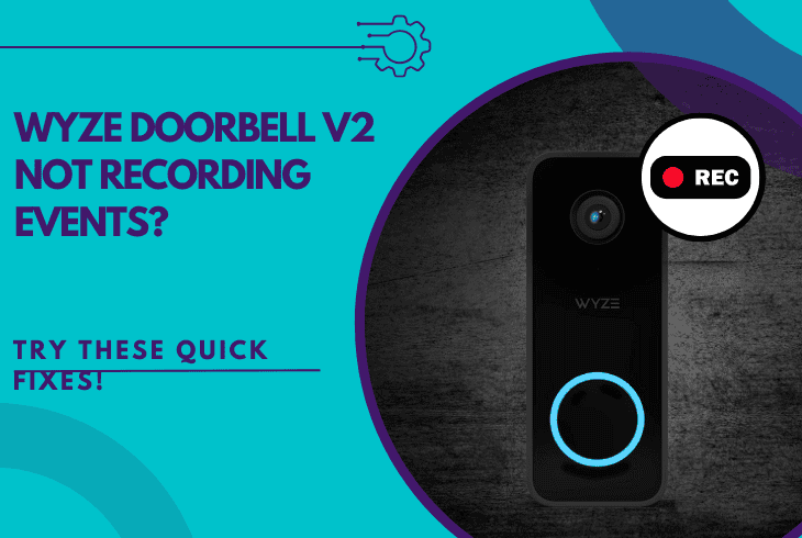 wyze doorbell v2 not recording events