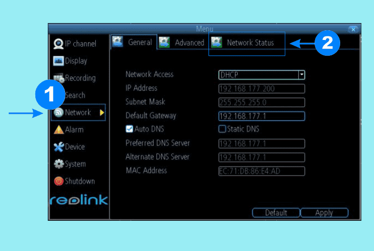Reolink App Not Connecting To NVR? (Here’s the Solutions!) 3 old gen reolink nvr network status: