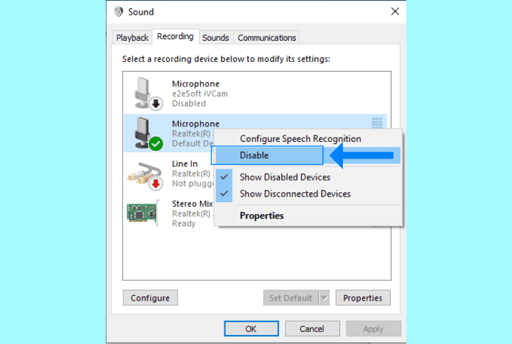 Why Does My Blue Yeti Mic Keep Cutting Out? (Quick Fixes!) 11 disable all unused audio devices