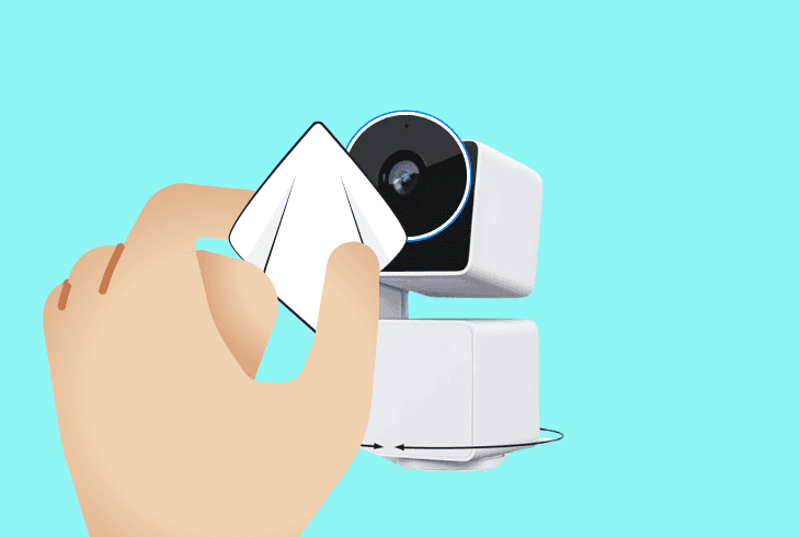 Wyze Cam Pan v3 Not Rotating? (Quick Fix You Need) 9 clean the wyze camera mechanism