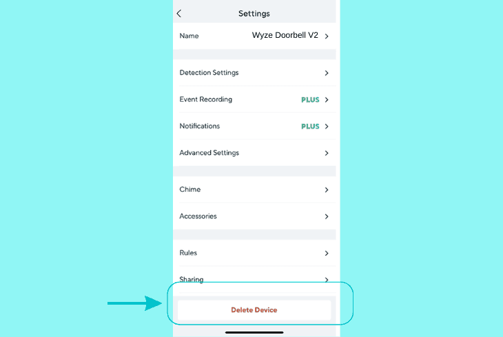 Wyze Doorbell V2 Chime Not Working? (Best Ways to Solve!) 10 remove the doorbell from wyze app
