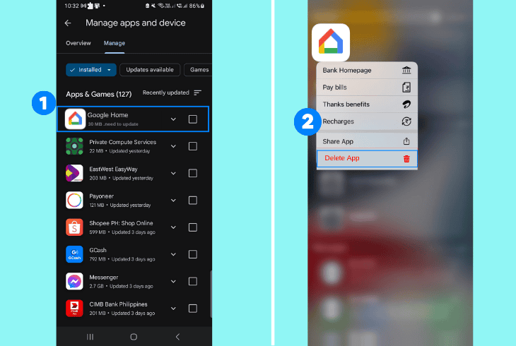 Why Nest Doorbell Won't Connect To Google Home? (Fixed!) 7 reinstall the google home application android