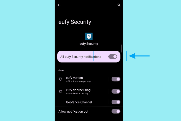 Eufy S330 Not Detecting Motion? (Try These Simple Fixes!) 4 enable eufy phone app notifications