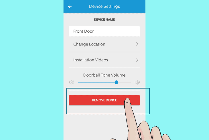 Why is Ring Doorbell White Light Not Spinning? (Let’s Fix!) 3 remove the ring doorbell from the app