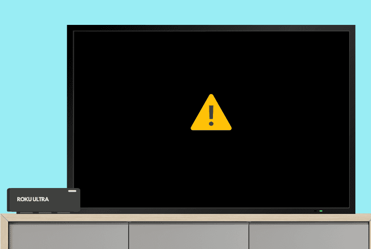 roku ultra black screen