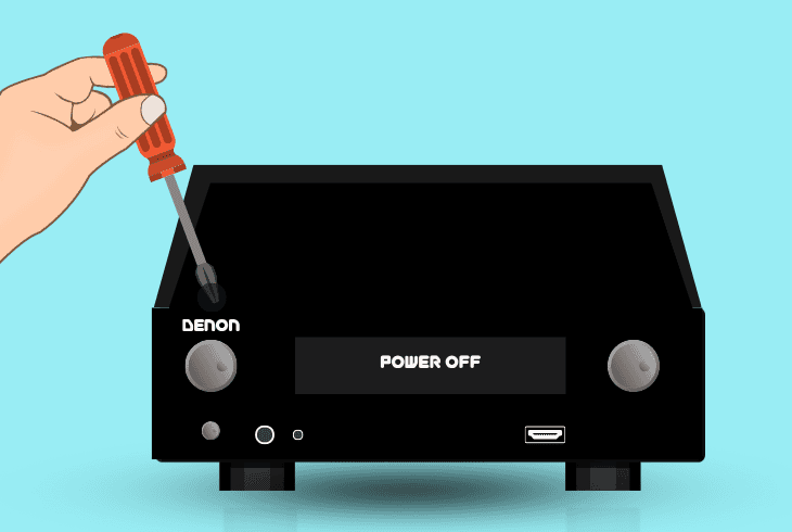 Denon Receiver Won't Turn On? - Try These Solutions! 7 inspect the denon receiver hw components