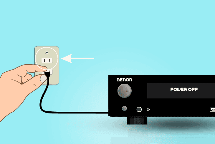 Denon Receiver Won't Turn On? - Try These Solutions! 4 use the receiver with a different outlet