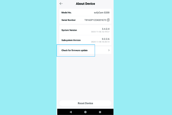 Eufy S330 Not Detecting Motion? (Try These Simple Fixes!) 11 update the eufy s330 camera firmware