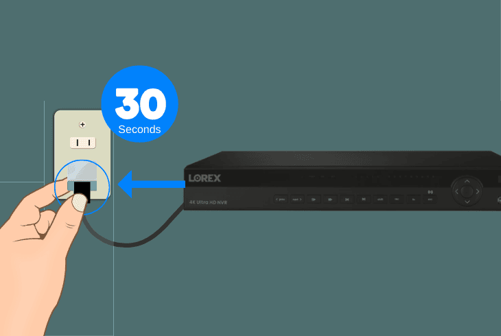 Lorex Camera Not Connecting To NVR? (Try This Quick Fix!) 3 reset the power supply of the lorex nvr