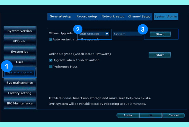 Why Is My Night Owl Camera Not Recording Events? (Fixed!) 8 manually update the night owl recorder os