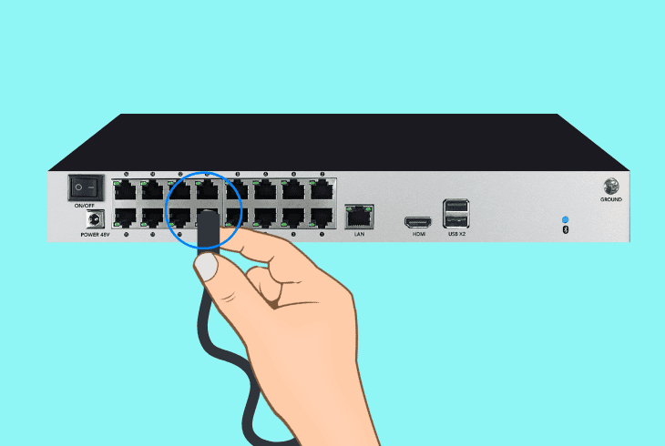 Night Owl No Signal All Cameras? (No Panic Do This First!) 3 switch the lan ports on the nvr/dvr