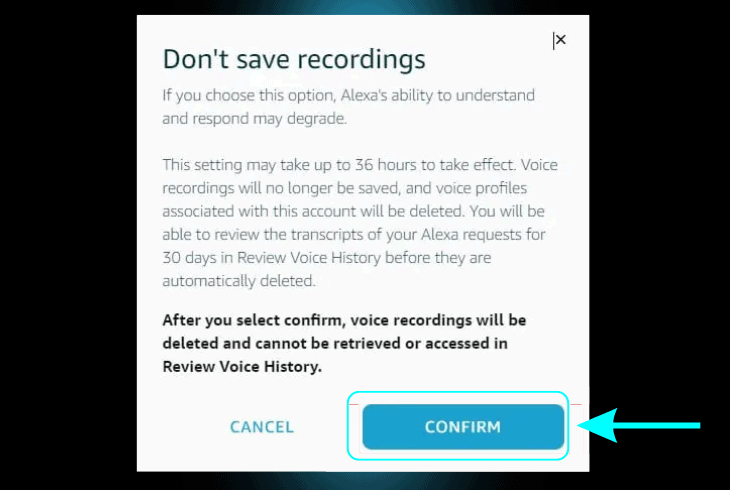 Is Alexa Spying On You? - (Here's How to Stop It) 9 don't save recordings