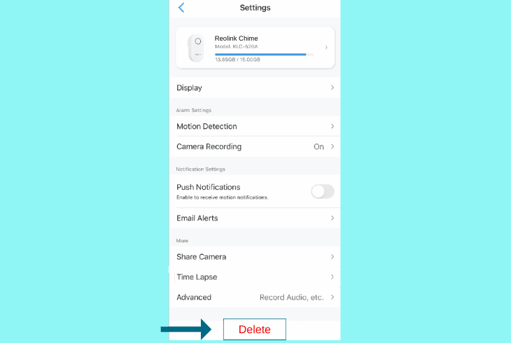 Reolink Doorbell Chime Not Working? (Try These Easy Fixes!) 5 remove the chime from the reolink app