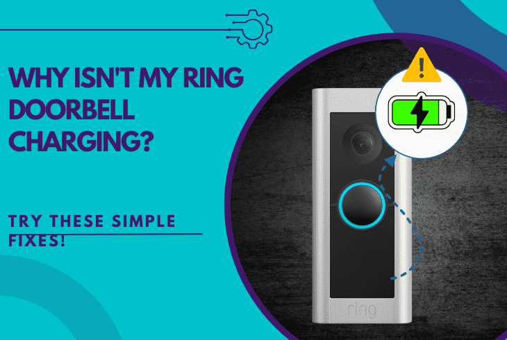 why isn't my ring doorbell charging
