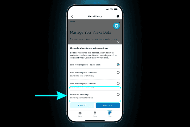 Is Alexa Spying On You? - (Here's How to Stop It) 8 stop saving recordings
