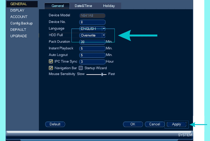 Why Is My Lorex Camera Not Recording? (Simple Fixes!) 5 enable the hdd overwrite function (wired)
