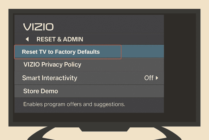 Why is My VIZIO TV Picture Flickering? (Let's Fix it Fast!) 8 reset the vizio tv to default settings