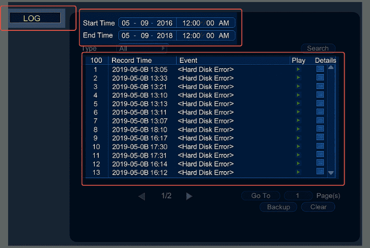 Stop Your Lorex DVR Beeping with These Easy Steps! 4 inspect the lorex dvr error logs