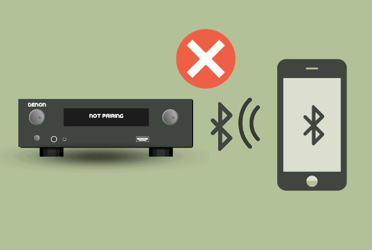 denon receiver bluetooth not pairing