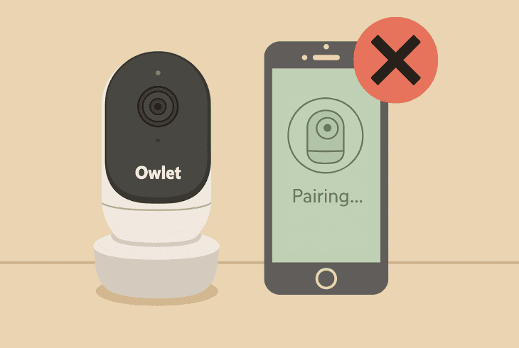 owlet cam 2 not pairing