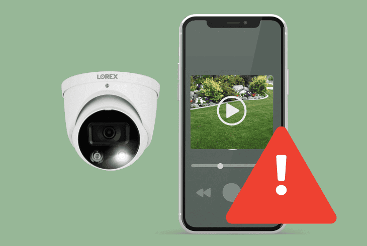 lorex camera playback not working