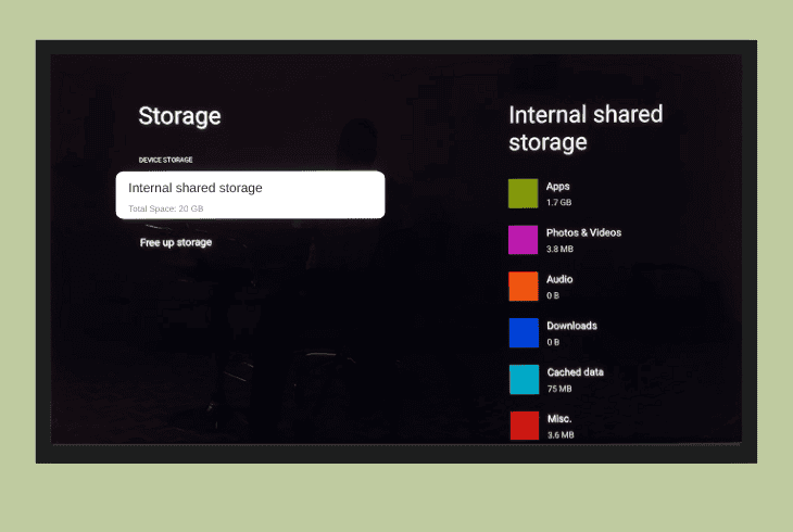 Is Your Google TV Streamer Crashing? (Try This Quick Fix) 5 check the streamer storage occupation