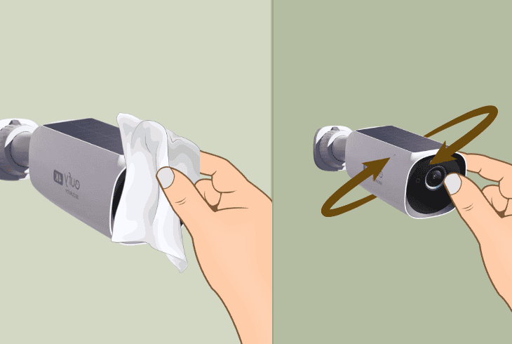 Eufy S330 Camera Not Charging? (Easy Fixes You Can Try!) 2 clean the solar panel & tilt camera