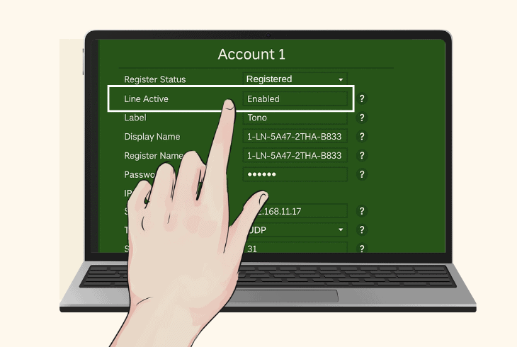Yealink Phone Can't Hear Caller? (Here’s What to Do!) 7 set up registration