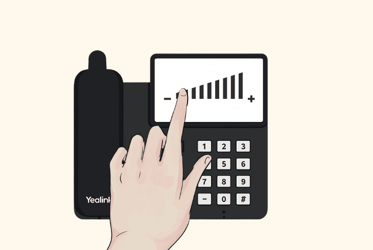 Yealink Phone Can't Hear Caller? (Here’s What to Do!) 4 check the yealink volume level