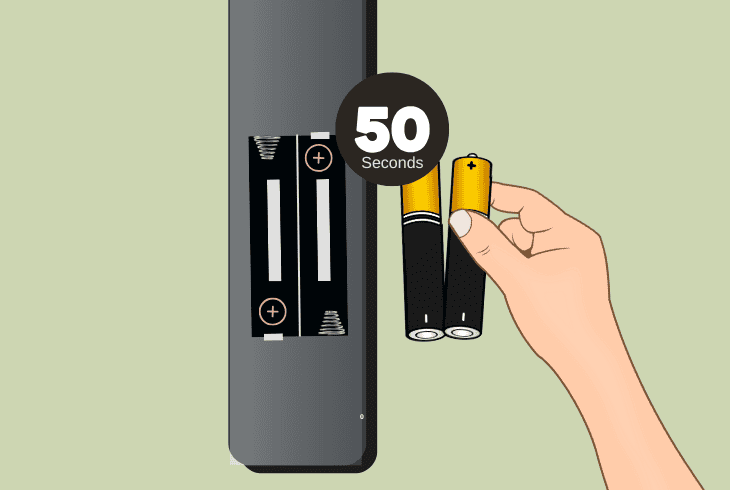 Insignia Fire TV Remote Not Pairing? (Fix It Now!) 2 reinsert the remote batteries