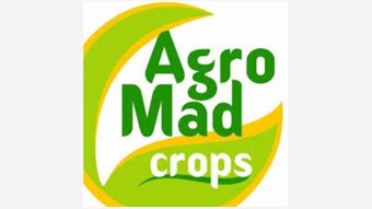 Agro Monitoring logo with green and yellow leaf design for crop management.