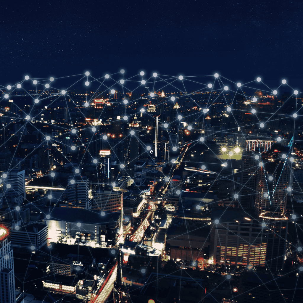 Picture highlights telecommunications network. Testing leadership case study for telecommunications sector