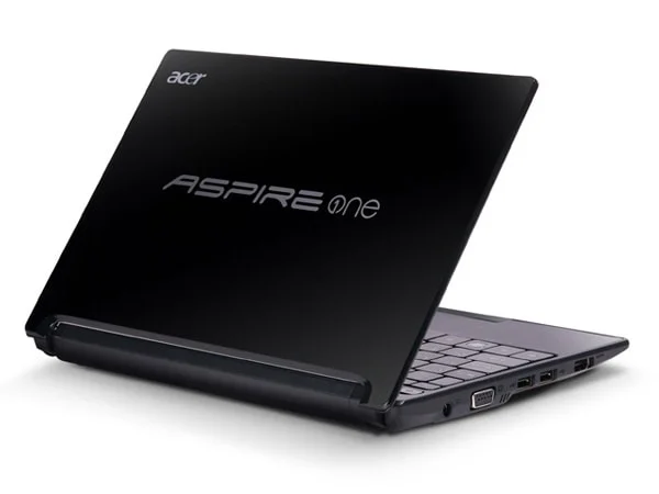 Acer Aspire One laptop, ideal for HP server management and business use.