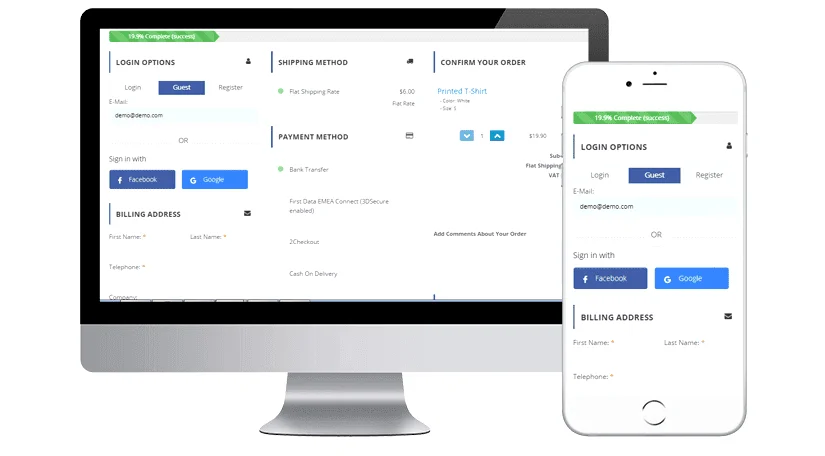 One Page Checkout Pro – OpenCart Extension by KnowBand