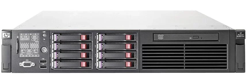 HP server with multiple drive bays and high-performance hardware for enterprise data management.