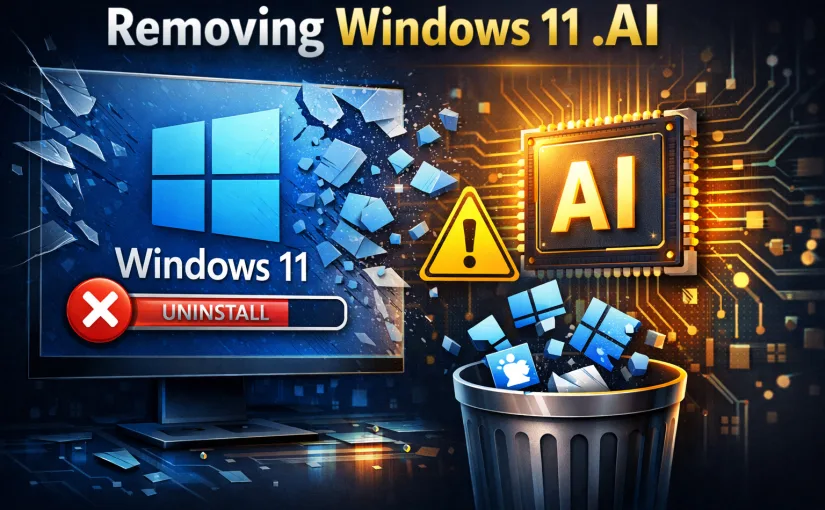 Remove Windows 11 AI Features Using PowerShell