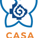 Logo of the Global Ecovillage Network with butterfly and eco symbols.