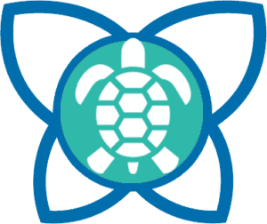 Global Ecovillage Network logo with a turtle and leaf design.