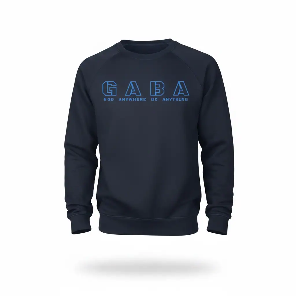 GABA hoodie with logo and slogan, perfect for casual wear and street style.