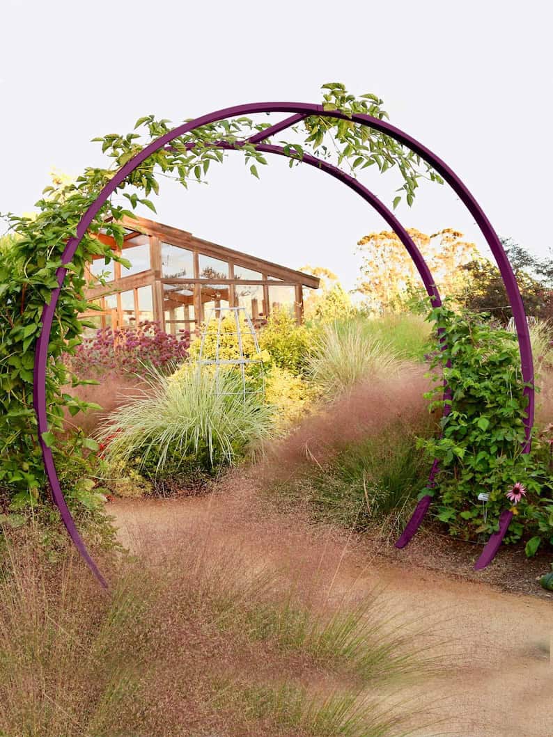Gracie moon gate arbor large