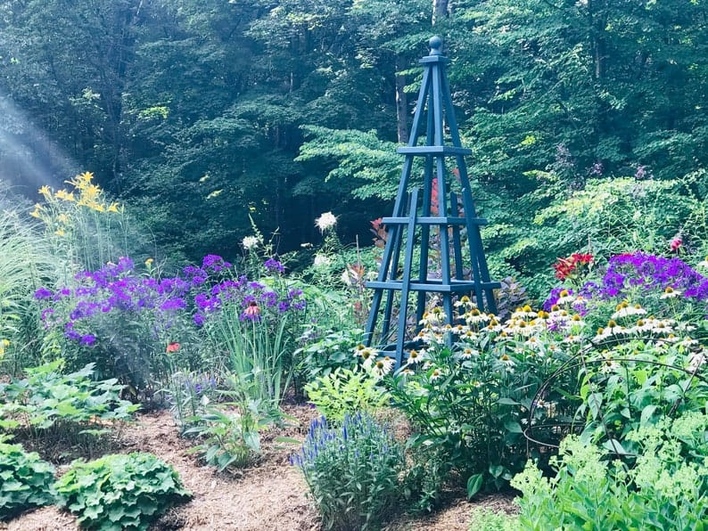 cedar garden obelisk