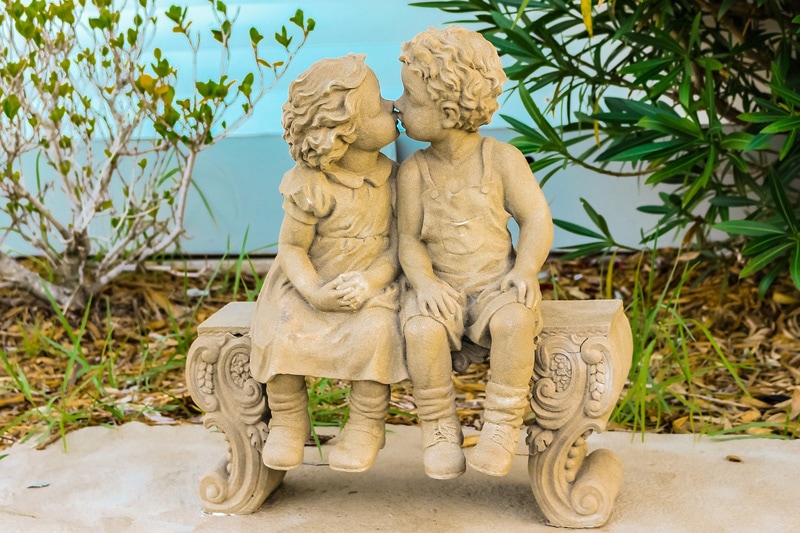 children garden statues