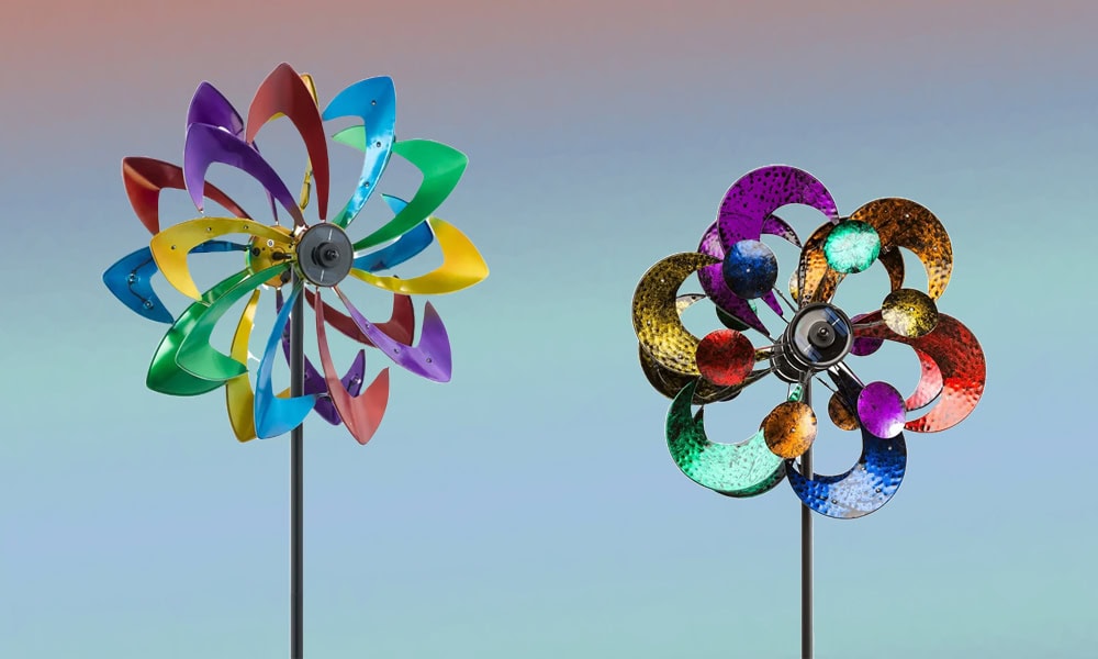 rainbow wind spinners