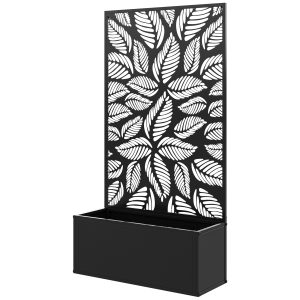 Outsunny Trellis Garden Bed, Freestanding or Wall Mounted Flower Bed for Climbing Plants, Outside Garden, Inside Balcony | Aosom.com