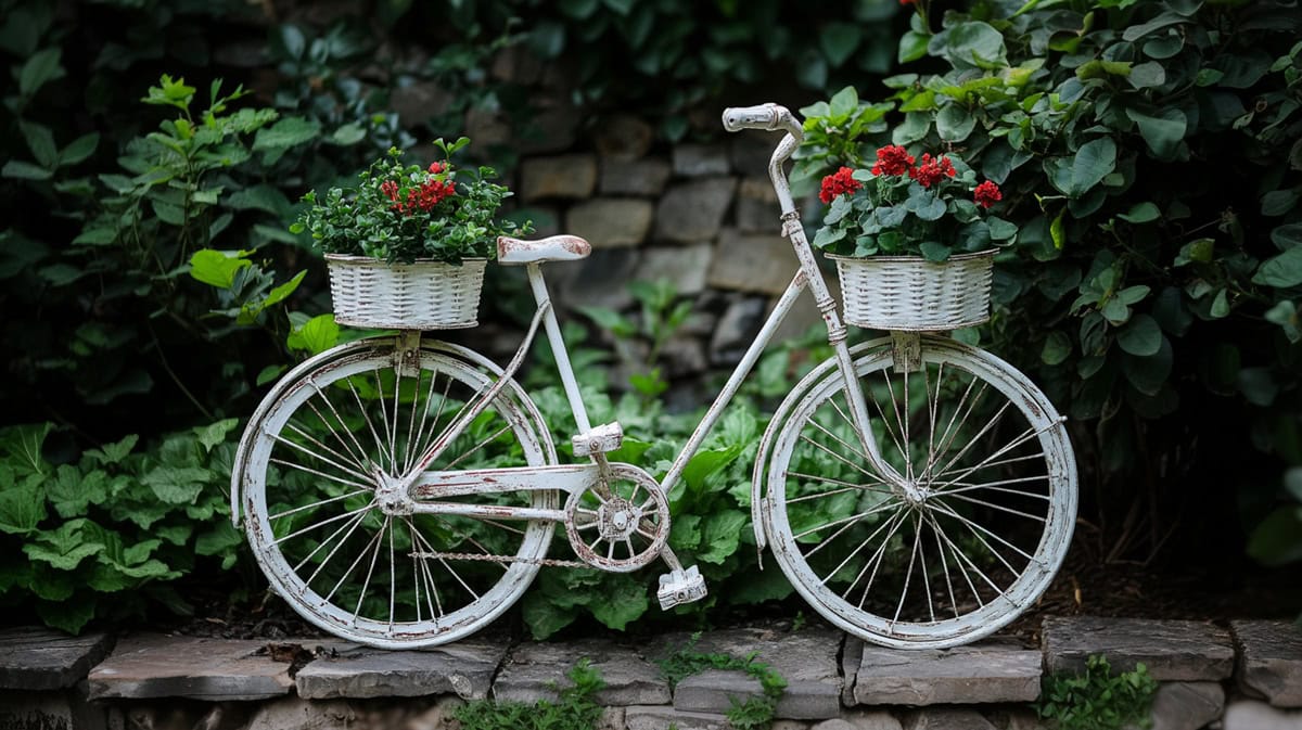 bicycle planters