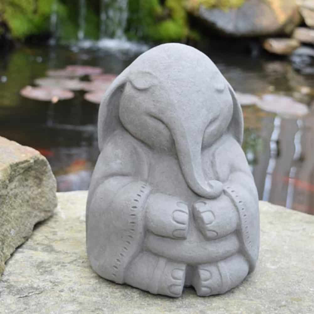 concrete buddha elephant